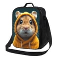 thumbnail image 1 of Lsque Modern Yellow Sweater Guinea Pig Lunch Bag Lunch Box for Women Men Reusable Insulated Lunch Tote Bag,Leakproof Thermal Cooler Sack Food Handbags Case High Capacity, 1 of 9