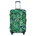 thumbnail image 1 of Lsque Monstera Leaves Printed Luggage Cover, Travel Luggage Protector,Scratch and Dirt Resistant, Fits 18-32 Inch Luggage - Medium, 1 of 9