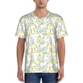 thumbnail image 1 of Lsque Moon And Rabbit Pattern Mens Polo Golf Shirts Funny Graphics Shorts Sleeve Button Shirts Baseball T-shirt-X-Large, 1 of 7
