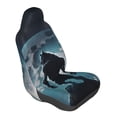 thumbnail image 1 of Lsque Moon Wolf Warrior Pattern Car Seat Covers for Front Seats , Waterproof Seat Covers for Cars, Sporty Front Seat Covers,Car Seat Cover Protector Front Seats, 1 of 5
