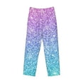 thumbnail image 1 of Lsque Multicolor Glitter Print Men's Pajama Pants, Lounge Pant - Comfortable Home Wear,Elastic Waistband, Stylish Design-XX-Large, 1 of 9