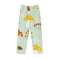 thumbnail image 1 of Lsque Mushroom Bee Print Men's Pajama Pants, Lounge Pant - Comfortable Home Wear,Elastic Waistband, Stylish Design-Large, 1 of 9