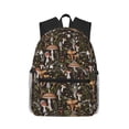 thumbnail image 1 of Lsque Mushroom Garnish Classic Casual Backpack - Large Capacity Water-Resistant Backpack for School, Work, Travel, and Outdoor Activities, 1 of 8