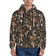 thumbnail image 1 of Lsque Mushroom Garnish Pattern Casual Men's Hoodie,Hooded Sweatshirt with Kangaroo Pocket,Pullover Hoodie-3X-Large, 1 of 7