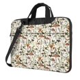 thumbnail image 1 of Lsque Mushroom Garnish Pattern Laptop Bag – Portable & Slim Single-Shoulder Computer Case with Adjustable Strap, Protective, Lightweight for 13”/14”/15.6” Laptops, 1 of 8