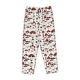 Lsque Mushrooms 1 Print Women's Pajama Pants, Lounge Pant Comfortable
