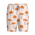 thumbnail image 1 of Lsque Mushrooms Mens Sleep Pajama Shorts,Short Pajama Pants, Cotton Ultra-Soft Knit-Small, 1 of 9
