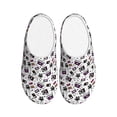 thumbnail image 1 of Lsque Music Player Pattern Womens Comfort Cotton on Scuff With Memory Foam and Anti-skid Sole Slipper-46/47, 1 of 7