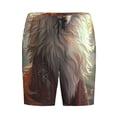 thumbnail image 1 of Lsque Mystic Fox With Halo Mens Sleep Pajama Shorts,Short Pajama Pants, Cotton Ultra-Soft Knit-Medium, 1 of 9