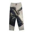 thumbnail image 1 of Lsque Mystical Bull in Fog Print Women's Pajama Pants, Lounge Pant - Comfortable Home Wear,Elastic Waistband, Stylish Design-X-Large, 1 of 9
