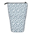 thumbnail image 1 of Lsque Nautical Theme Anchors Pattern Telescopic Pencil Bag Pen Holder Stationery Case, Stand-up Retractable Transformer Bag Organizer, 1 of 6