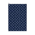 thumbnail image 1 of Lsque Nautical Themed Simple Anchors Premium Golf Towel - Ultra Absorbent and Quick Drying Microfiber Towel with Carabiner - Gift for Men -24" X 16", 1 of 8