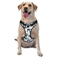 thumbnail image 1 of Lsque Navy Blue Anchor Dog Harness, No-Pull Pet Harness with 2 Leash Clips, Adjustable Soft Padded Dog Vest with Easy Control Handle for Large Dogs-Large, 1 of 9