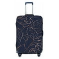 thumbnail image 1 of Lsque Navy Dark Blue Printed Luggage Cover, Travel Luggage Protector,Scratch and Dirt Resistant, Fits 18-32 Inch Luggage - Small, 1 of 9