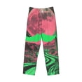 thumbnail image 1 of Lsque Neon Desert Moon Print Men's Pajama Pants, Lounge Pant - Comfortable Home Wear,Elastic Waistband, Stylish Design-Medium, 1 of 9