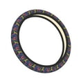 thumbnail image 1 of Lsque Neon Graffiti Urban Art Ultra Soft Car Steering Wheel Cover for Women, Standard 15 inch Size for Truck Van SUV Auto, 1 of 8