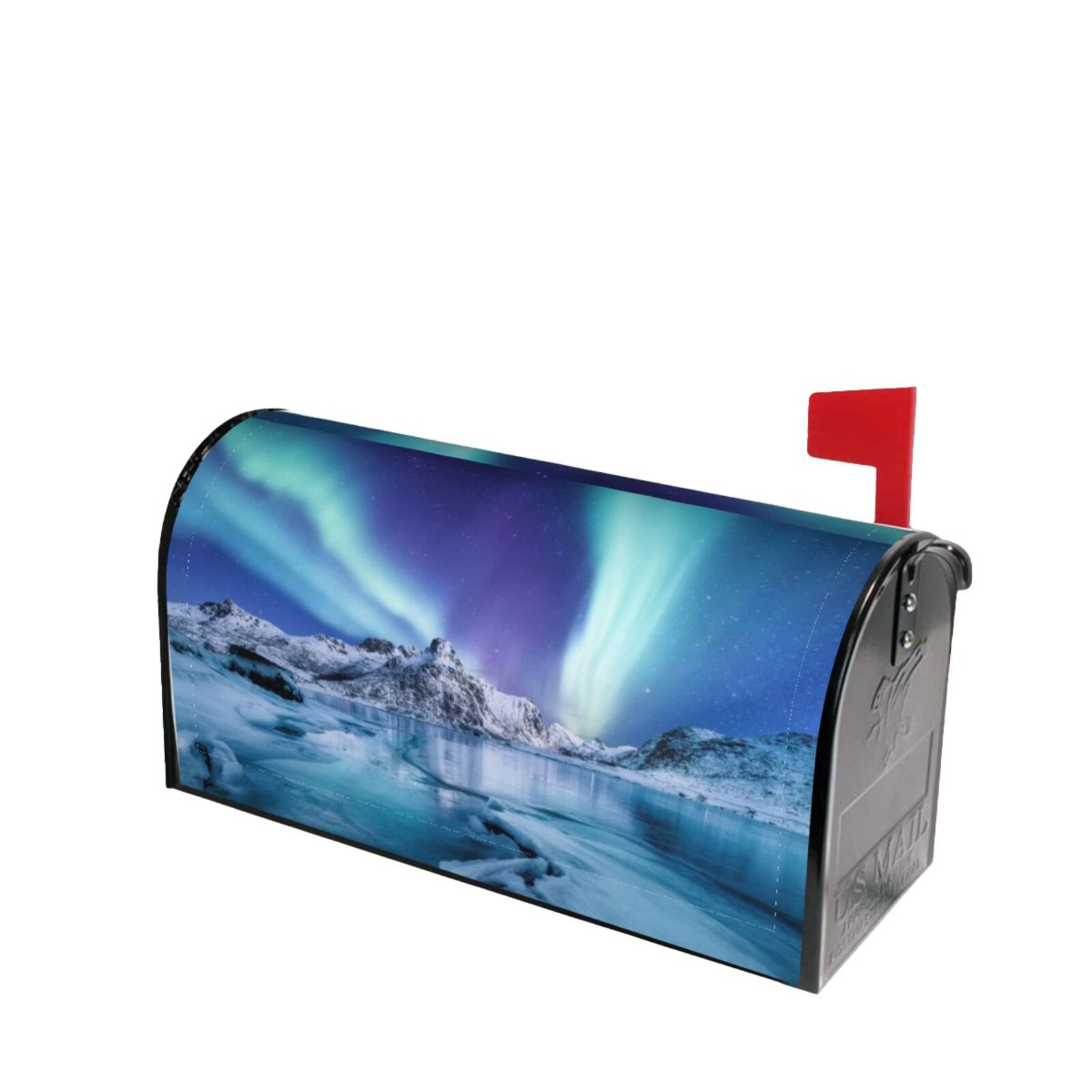 Lsque Night At Lake Aurora 1 Mailbox Cover Standard Size