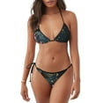 thumbnail image 1 of Lsque North American Bald Eagle Pattern Women Two Piece Swimsuit Sexy Swimwear Halter String Triangle Bikini Sets, 1 of 6