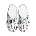 thumbnail image 1 of Lsque Not All Those Who Wander Are Lost 3 Pattern Womens Comfort Cotton on Scuff With Memory Foam and Anti-skid Sole Slipper-39/40, 1 of 7