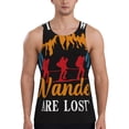 thumbnail image 1 of Lsque Not All Who Wander Are Lost Hiking Pattern Mens Tank Tops Muscle Athletic Quick Dry Sleeveless Workout Fitness T Shirts Beach Tank Top, Loose-fit Sleeveless Shirt for Men-4X-Large, 1 of 7