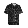 thumbnail image 1 of Lsque Not All Who Wander Are Lost2 pattern Hawaiian Shirt for Men, Unisex Summer Beach Casual Short Sleeve Button Down Shirts-Small, 1 of 9