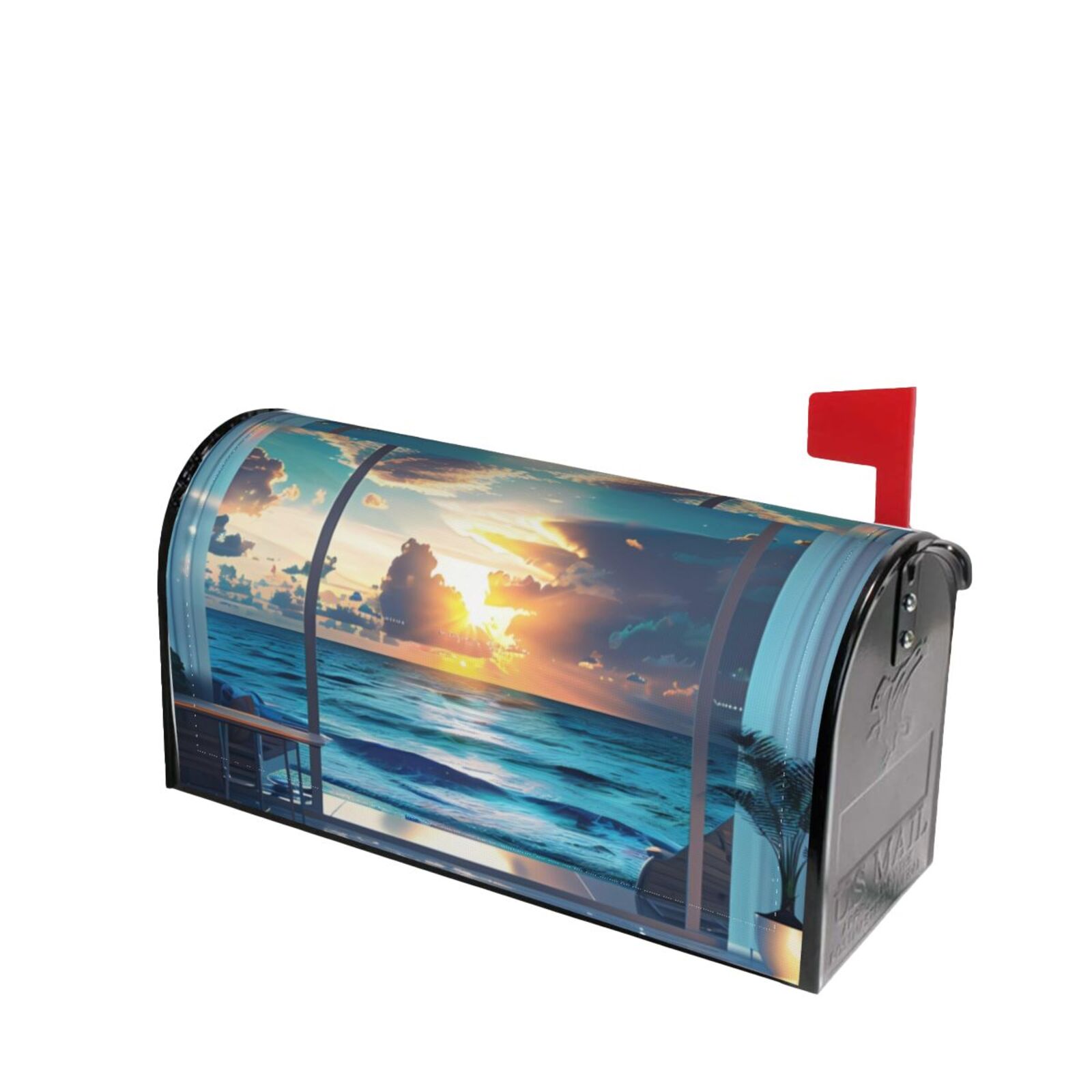 Lsque Ocean View Bedroom Mailbox Cover Standard Size Mailbox