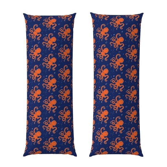 Lsque Octopus Body Pillow Case Cover,Ultra-Soft Microfiber Bed Pillow Cases 20x54 inches,Elegant Bedding,Breathable Durable Pillow Cover with Envelope Closure