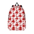 thumbnail image 1 of Lsque Octopus Pattern Canvas Daypack, Durable Backpack, High-quality Versatile Backpack,Vintage Compact Backpack-Medium, 1 of 6