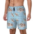 thumbnail image 1 of Lsque Octopus Pattern Swim Trunks- Bathing Suit Compression Liner - Beach Swim Shorts Swimwear - (S-3XL) - Stretch Quick Dry-Medium, 1 of 6