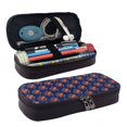 thumbnail image 1 of Lsque Octopus Printed Big Capacity PU Leather Pencil Case Large Pencil Pouch Stationery Pen Bag Pencil Holder for Teen, 1 of 6