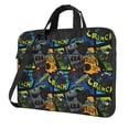 thumbnail image 1 of Lsque Off-Road Vehicle Pattern Laptop Bag – Portable & Slim Single-Shoulder Computer Case with Adjustable Strap, Protective, Lightweight for 13”/14”/15.6” Laptops, 1 of 7