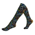thumbnail image 1 of Lsque Off-Road Vehicle Pattern Sport Compression Socks for Men & Women 15-20 mmHg Knee High Nurse Pregnant Running Medical and Travel Athletic, 1 of 6