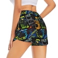 thumbnail image 1 of Lsque Off-Road Vehicle Printed Women's Running Shorts with Liner Pockets,Elastic Quick Dry Workout Athletic Gym Yoga Shorts,Womens High Waist Shorts-XX-Large, 1 of 9