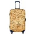 thumbnail image 1 of Lsque Old Vintage Map Of Sea Printed Luggage Cover, Travel Luggage Protector,Scratch and Dirt Resistant, Fits 18-32 Inch Luggage - Small, 1 of 9