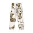 thumbnail image 1 of Lsque Olive Picking Print Men's Pajama Pants, Lounge Pant - Comfortable Home Wear,Elastic Waistband, Stylish Design-XX-Large, 1 of 9