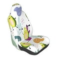 thumbnail image 1 of Lsque Orange Green Avocado Pattern Car Seat Covers for Front Seats , Waterproof Seat Covers for Cars, Sporty Front Seat Covers,Car Seat Cover Protector Front Seats, 1 of 5