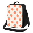 thumbnail image 1 of Lsque Orange Peach Lunch Bag Lunch Box for Women Men Reusable Insulated Lunch Tote Bag,Leakproof Thermal Cooler Sack Food Handbags Case High Capacity, 1 of 9