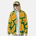 thumbnail image 1 of Lsque Orange UPF 50+ Lightweight Sun Protection Men's Women's Long Sleeve Shirt, Hoodie Performance -XX-Large, 1 of 9