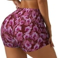 thumbnail image 1 of Lsque Orchids Flowers Pattern High Waisted Biker Shorts for Women-Tummy Control Fitness Athletic Workout Running Yoga Gym Shorts,Moisture-Wicking-XX-Large, 1 of 9