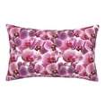 thumbnail image 1 of Lsque Orchids Flowers Pattern Pillow Case – Soft & Cozy Throw Pillow Cover, Hypoallergenic Cushion Case for Sleeping Women with Envelope Closure-14"x20", 1 of 6