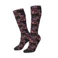 thumbnail image 1 of Lsque Orchids Flowers Printed Crew Socks Men's Women's LightWeight Thin Casual Calf Socks ,Knee High Socks,Cotton Socks, 1 of 9