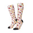 thumbnail image 1 of Lsque Oriental Cuisine Printed Crew Socks Men's Women's LightWeight Thin Casual Calf Socks ,Knee High Socks,Cotton Socks, 1 of 9