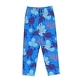 thumbnail image 1 of Lsque Ornamental Turtles Print Women's Pajama Pants, Lounge Pant - Comfortable Home Wear,Elastic Waistband, Stylish Design-Small, 1 of 9