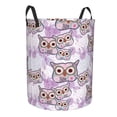 thumbnail image 1 of Lsque Owl And Floral pattern Laundry Hamper Basket, Tall Woven Rope Hamper Basket for Clothes, Lightweight Storage Basket, Collapsible Waterproof-Medium, 1 of 8