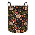 thumbnail image 1 of Lsque Owl And Leaves pattern Laundry Hamper Basket, Tall Woven Rope Hamper Basket for Clothes, Lightweight Storage Basket, Collapsible Waterproof-Medium, 1 of 8