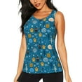 thumbnail image 1 of Lsque Owls And Trees Printed Workout Tank Tops for Women, Athletic Sports Tank Tops, Compression Sleeveless Dry Fit Shirts,Sleeveless Yoga Shirt-Large, 1 of 9