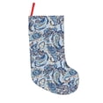 thumbnail image 1 of Lsque Paisley Floral Branches Pattern 18 Inch Christmas Stockings, Festive Holiday Stocking for Christmas Decorations Holiday Decor, 1 of 7