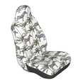 thumbnail image 1 of Lsque Palm Trees Zebra Pattern Car Seat Covers for Front Seats , Waterproof Seat Covers for Cars, Sporty Front Seat Covers,Car Seat Cover Protector Front Seats, 1 of 5