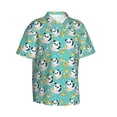 thumbnail image 1 of Lsque Panda Bathing pattern Hawaiian Shirt for Men, Unisex Summer Beach Casual Short Sleeve Button Down Shirts-Small, 1 of 1