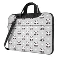 thumbnail image 1 of Lsque Panda Bear Pattern Laptop Bag – Portable & Slim Single-Shoulder Computer Case with Adjustable Strap, Protective, Lightweight for 13”/14”/15.6” Laptops, 1 of 8